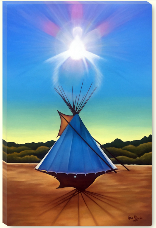 Light Codes of The Fifth Dimension - Giclee Canvas Prints (12 x 18")