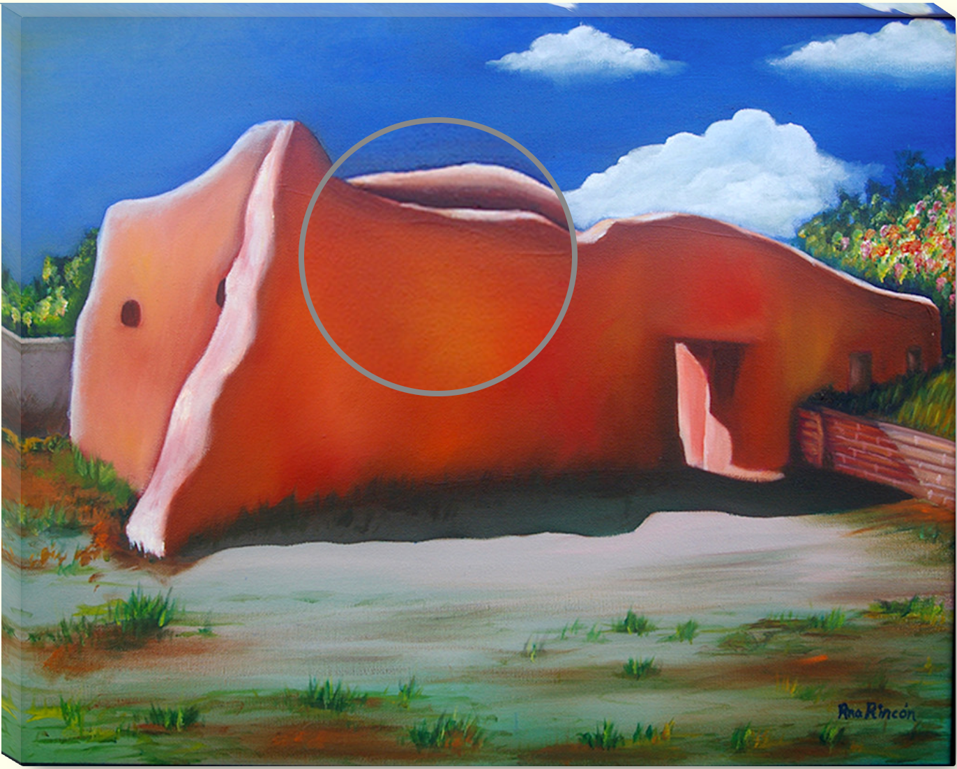 Tumacacori - Giclee Canvas Prints 24 x 18"